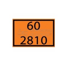 Placa Número ONU 60 2810